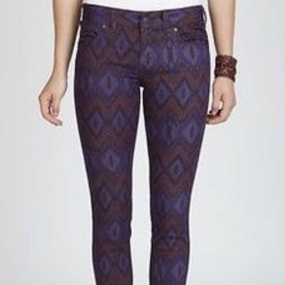 Free People Ikat Skinny Jeans/Pants - Picture 2 of 5